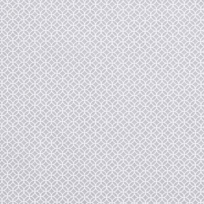 Gri Cotton Cretonne Small Tile Motif