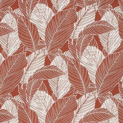 Sarı Decor Fabric Canvas Large Leaves